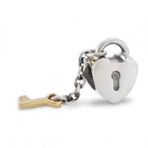 Pandora lock and key charm